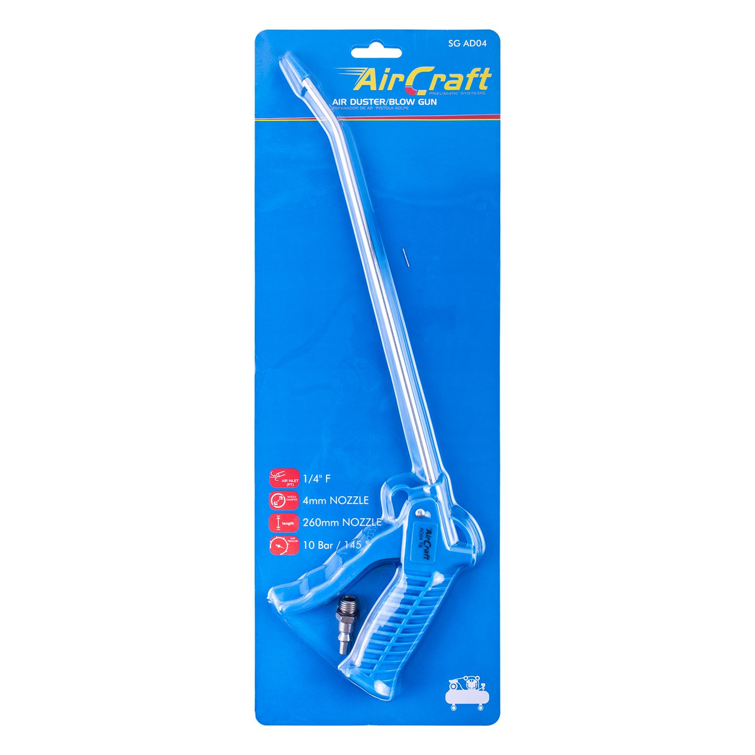 Air Duster/blow Gun Plastic Handle Long Nozzle